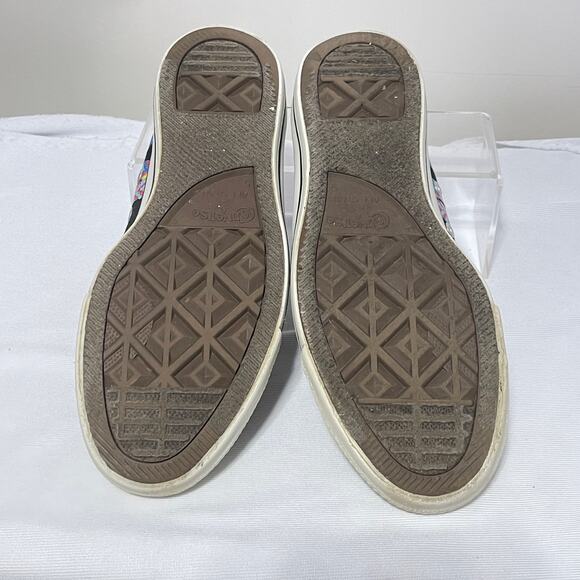 Converse All Star Black Multicolor Southwestern Themed Sneakers Womens Size 7 - Picture 2 of 14